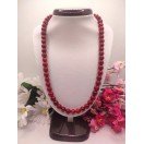 Red Mediterranean Bamboo Coral Necklace - 8mm